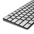 Argentina Flag Distressed Magic Keyboard with Numeric Keypad Skin
